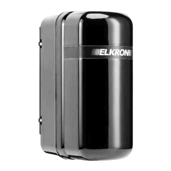 Elkron ELR60RT 2PH/60 Manuel D'installation Et D'utilisation