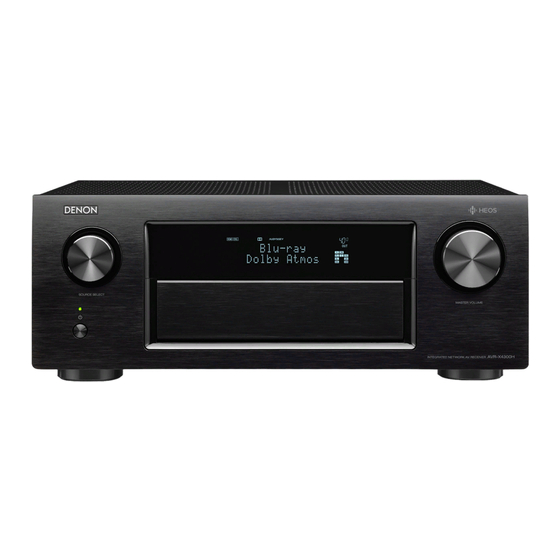 Denon AVR-X4300H Guide De Démarrage Rapide