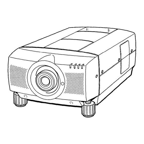 Sanyo PLC-9000E Mode D'emploi