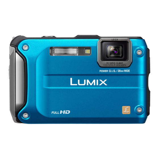 Panasonic Lumix DMC-FT3 Mode D'emploi De Base