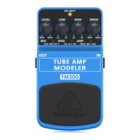 Behringer TM300 Mode D'emploi