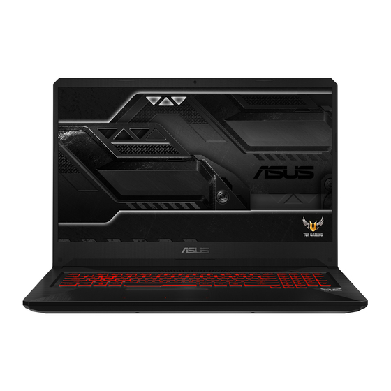 Asus TUF GAMING TUF705DD-AU004T Mode D'emploi