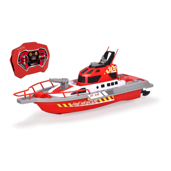 DICKIE TOYS RC FIRE BOAT Mode D'emploi