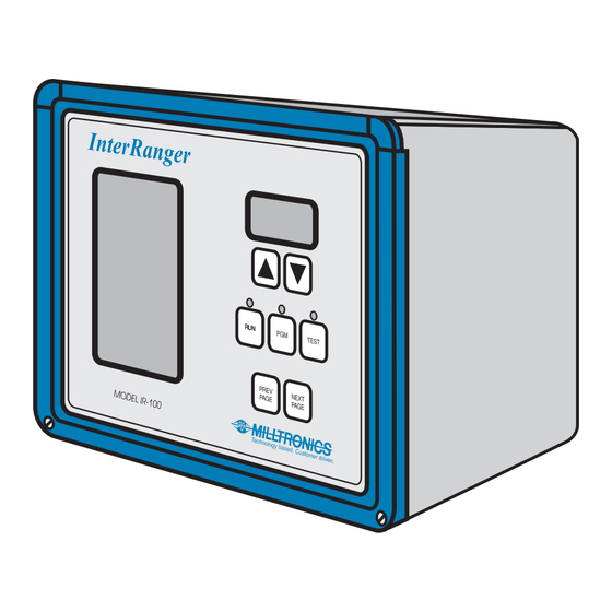 Milltronics InterRanger IR-200 Manuel D'instructions