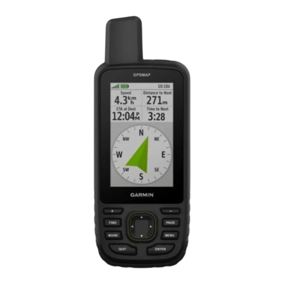 Garmin GPSMAP 67 Manuel D'utilisation