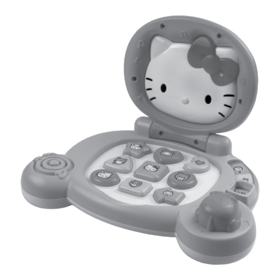 VTech Hello Kitty Mon p'tit ordi parlant Manuel D'utilisation