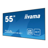 Iiyama ProLite LH6550UHS Mode D'emploi