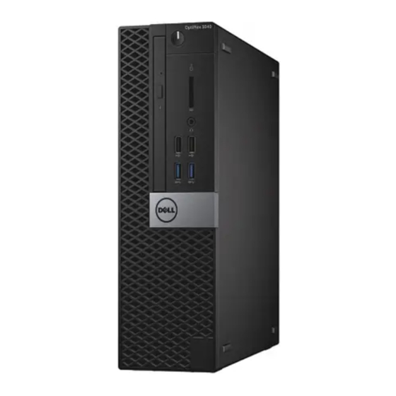 Dell OptiPlex 5055 Manuel Du Propriétaire