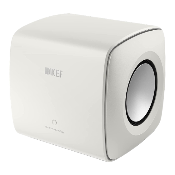 KEF KC62 Manuels