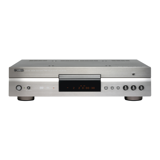 Yamaha DVD-S2700 Mode D'emploi