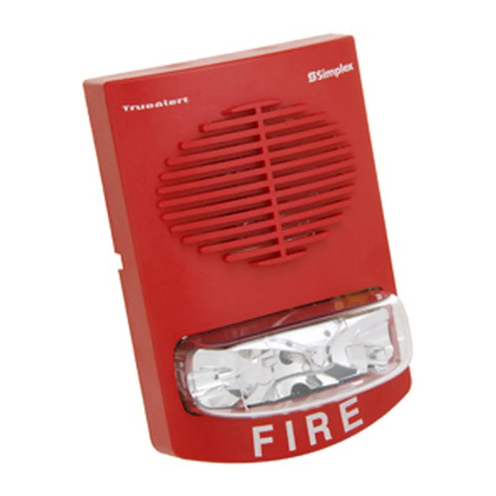 Simplex TrueAlert 4906-9251 Guide Rapide