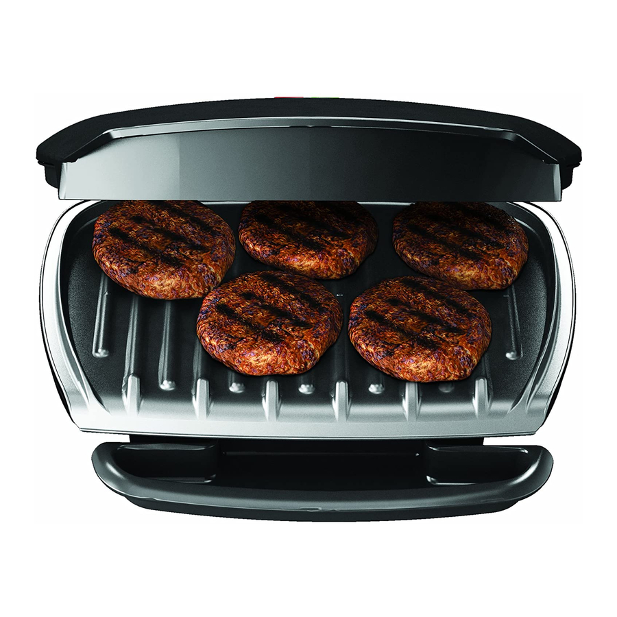 George Foreman GR2080B Guide D'utilisation Et D'entretien
