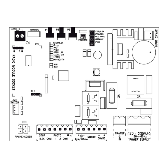 Chamberlain LiftMaster CB202 Instructions