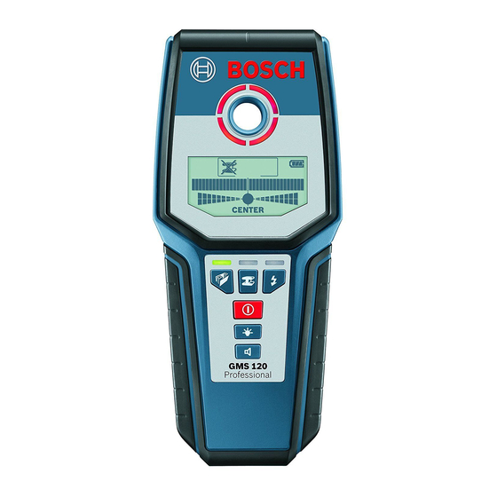 Bosch GMS 120 Mode D'emploi