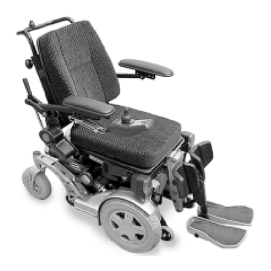 Invacare Zephyr Manuel D'utilisation