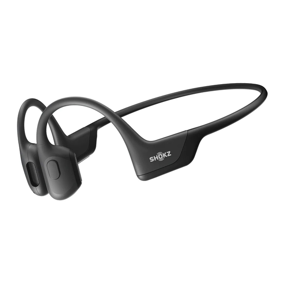 shokz OPENRUN PRO S810 Guide De L'utilisateur