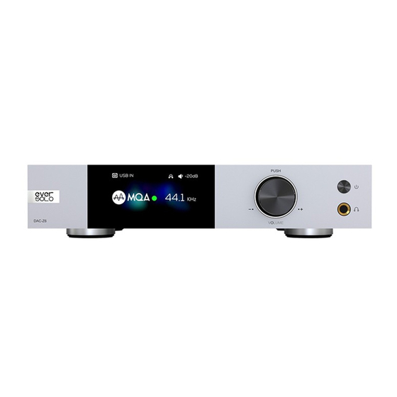 eversolo DAC-Z6 Manuel Produit