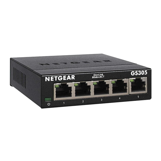 NETGEAR GS305v3 Guide D'installation