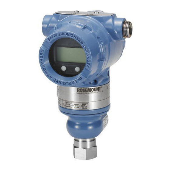 Emerson Rosemount 3051 Serie Guide Condensé