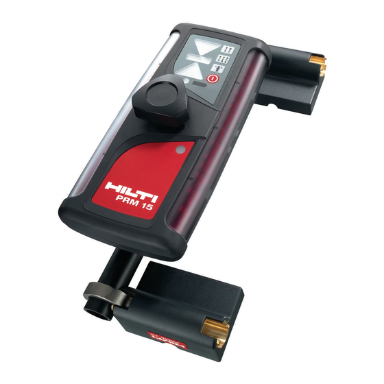 Hilti PRM 15 Mode D'emploi