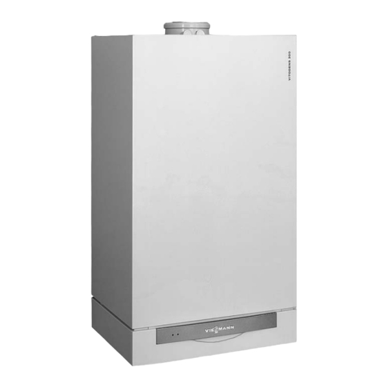 Viessmann VITODENS 300-W Notice De Maintenance