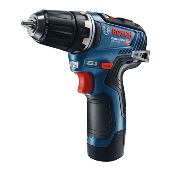 Bosch GSR 12V-35 I Notice Originale