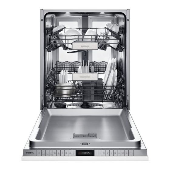 Gaggenau DF480161 Mode D'emploi