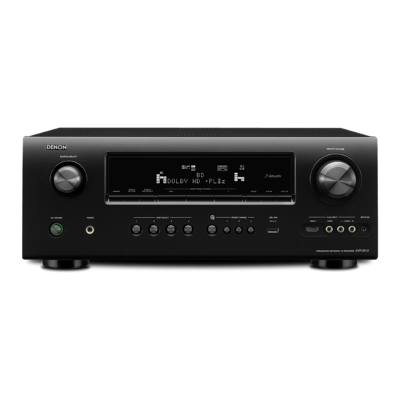 Denon AVR-2312 Manuel De L'utilisateur