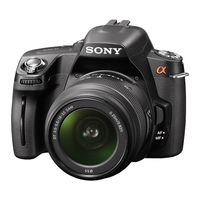 Sony DSLR-A390 Mode D'emploi