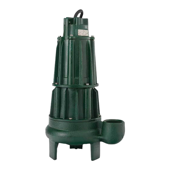 Zoeller 600 Serie Manuel Du Propriétaire