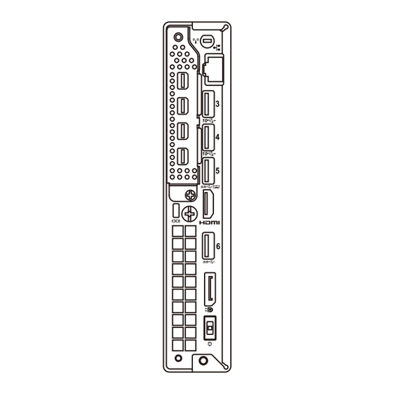 Lenovo ThinkStation P330 Tiny Guide De Configuration