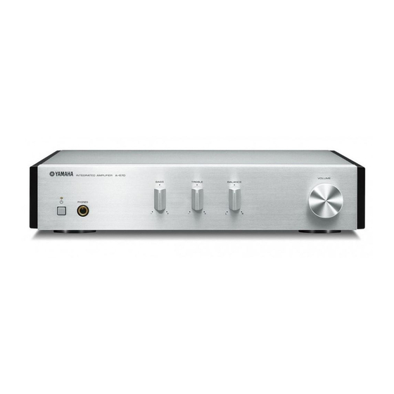 Yamaha A-670 Mode D'emploi