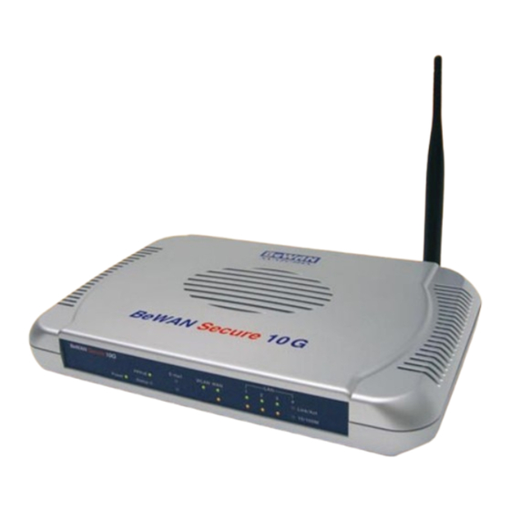 BeWAN Secure 10 Serie Guide De L'utilisateur