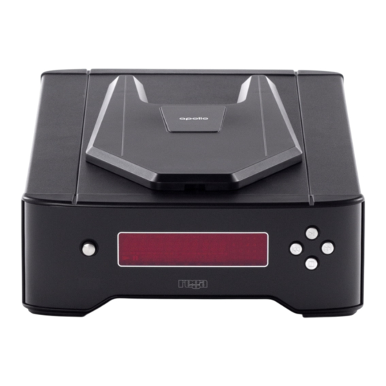 Rega Apollo Mode D'emploi