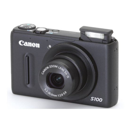 Canon S100 Guide D'utilisation