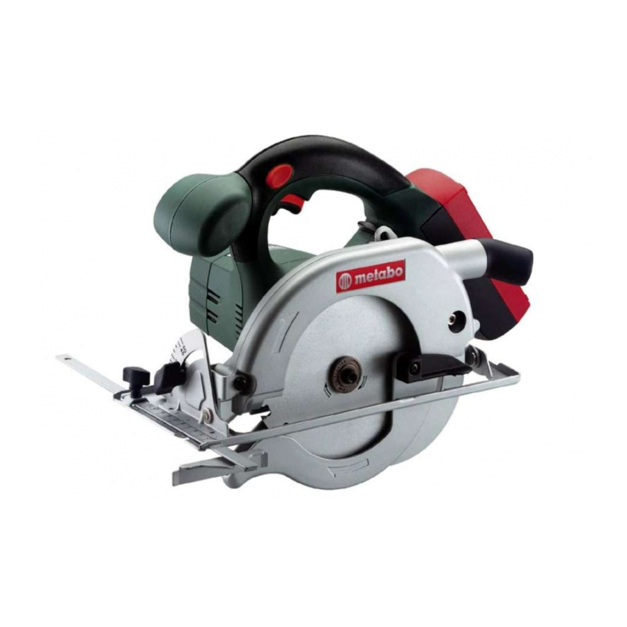 Metabo KSAP 18 Manuels