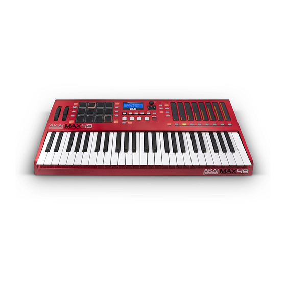 Akai Professional MAX49 Guide D'utilisation