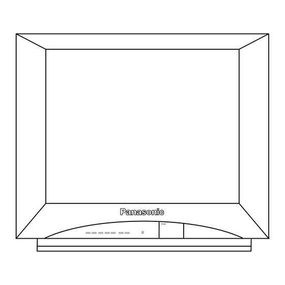 Panasonic CT-27SL3 Manuel D'utilisation