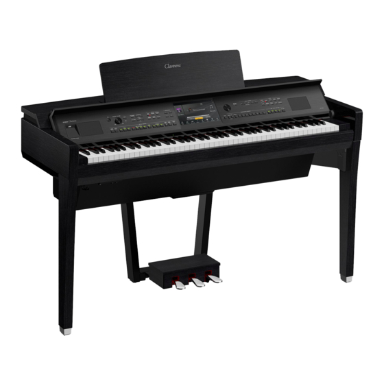 Yamaha Clavinova CVP-809 Manuel De Référence