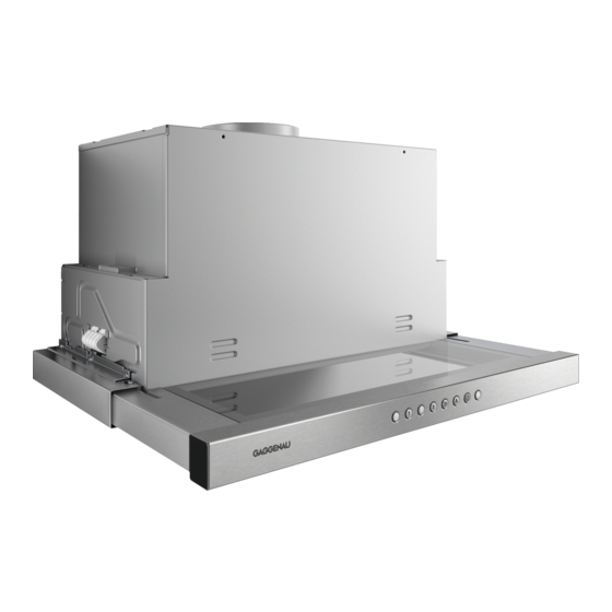 Gaggenau AF210761 Notice D'utilisation Et De Montage