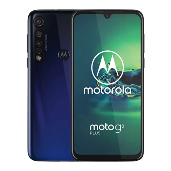 Motorola Moto G8 Plus Guide De L'utilisateur