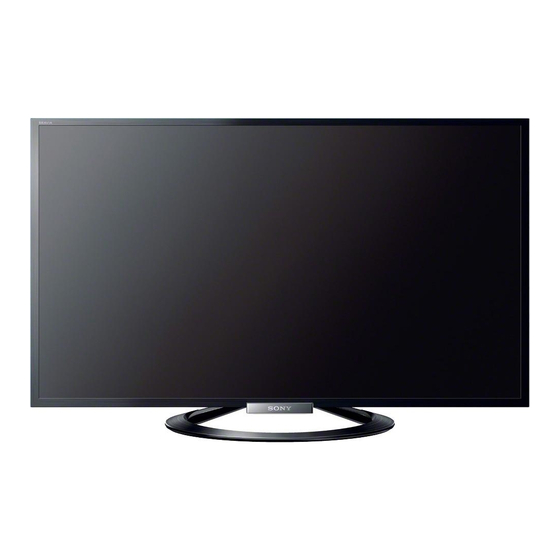 Sony BRAVIA KDL-55W808A Mode D'emploi