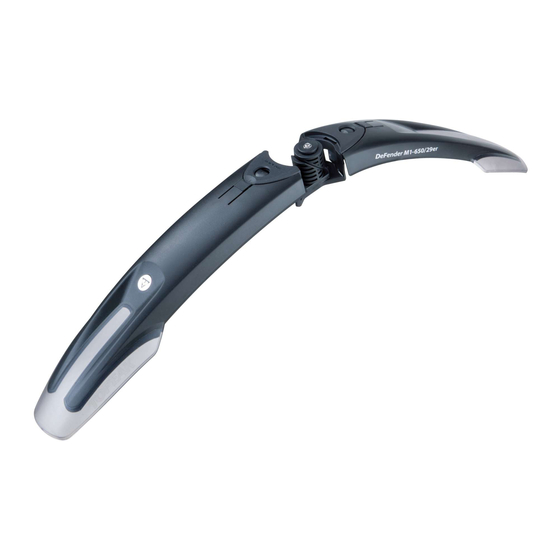 Topeak DeFender M1 Guide De L'utilisateur