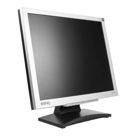 BenQ FP91G Manuel De L'utilisateur