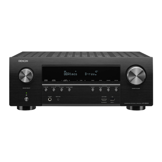 Denon AVR-S950H Manuel De L'utilisateur