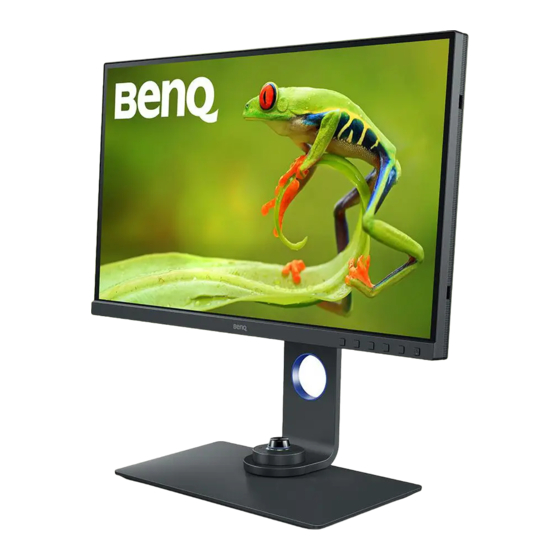 BenQ Gamme SW Manuel D'utilisation