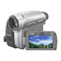 Sony Handycam DCR-HC96E Mode D'emploi