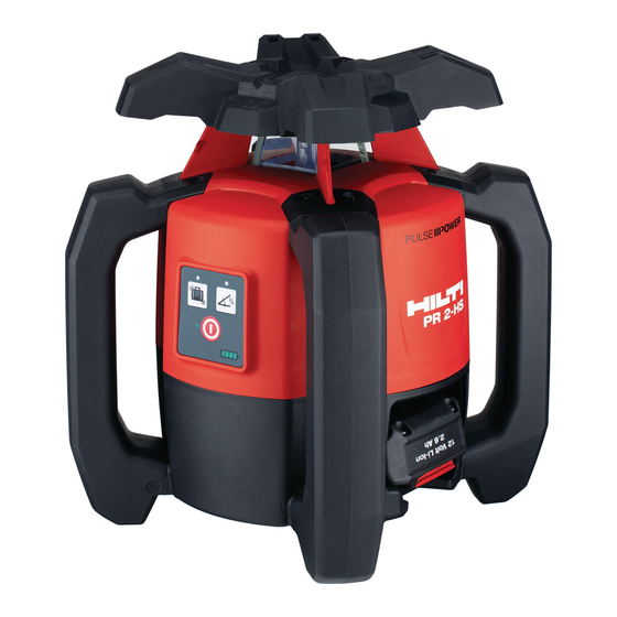 Hilti PR 2-HS A12 Mode D'emploi