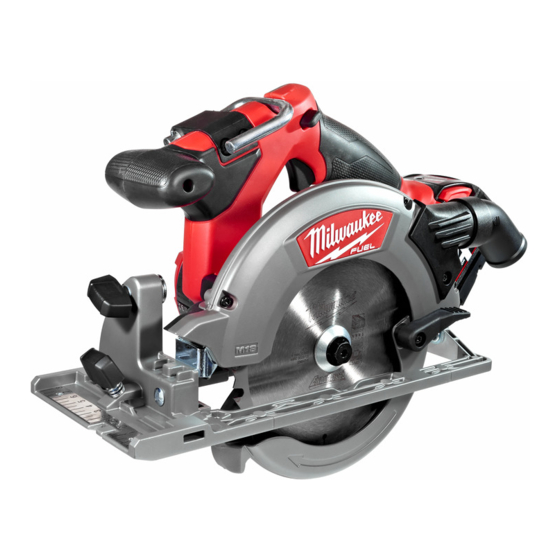 Milwaukee M18 CCS55 Notice Originale