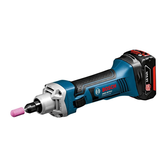 Bosch GGS 18 V-LI Professional Notice Originale